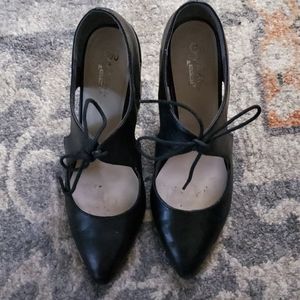 Seychelles black block heel shoes